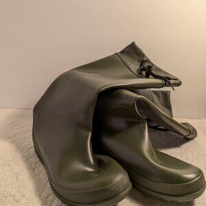 ASGARD WOMEN'S PACKABLE LIGHWEIGHT TALL RAIN BOOTS (GREEN)